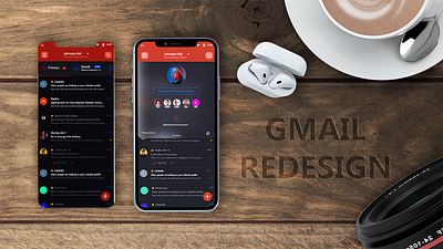 Gmail redesign app branding dark app dark mode dark theme dark ui design gmail gmail signature google ui ui ux ui design ux ux design uxdesign
