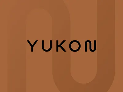 Yukon branding curve identity logo logomark logotype wave wordmark