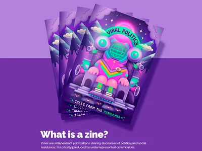 Global Zine - Viral Politics: Tales from the Pandemia covid 19 illustrator magazine magazine art pandemia zine