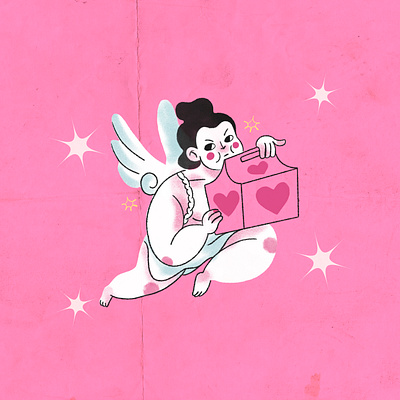 Love character design illustration love procreate valentines valentines day