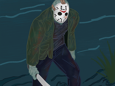 Jason Vorhees art character character art character design design halloween horror illustration jason vorhees vector