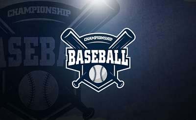 BASEBALL CHAMPIONSHIP badge baseball brand identity branding championship emblem esports graphic design illustration logo logo mark mascot vector