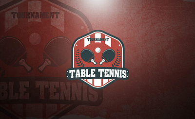 TABLE TENNIS CHAMPIONSHIP badge championship emblem logo sport sports table tennis tournament