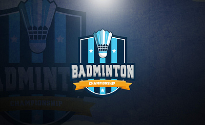 BADMINTON CHAMPIONSHIP badge badminton brand brand identity branding championship design esports illustration logo mascot sports tournament