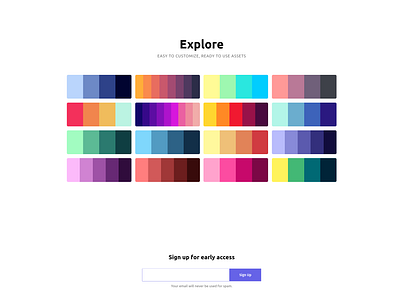 Explore color palette color scale colors css design system