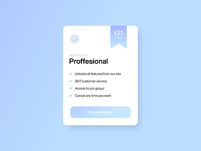 Daily UI 030 - Pricing button challange dailyui dailyui030 design minimal pricing simple ui user experience userinterface ux website