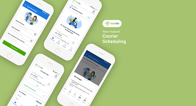 Tunaiku - Courier Scheduling app apps design design design app ios design mobile app mobile app design ui ui ux design ux