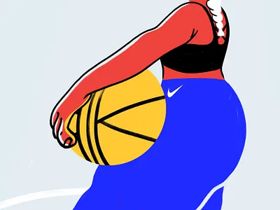 WORK IT OUT activewear activity advertisement bold branding bright character digital art editorial fun hand drawn humor illustration retro sport sportswear visbii