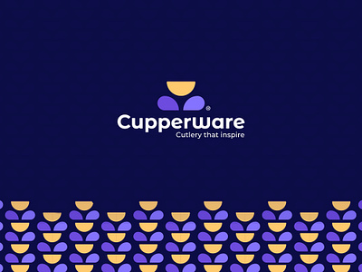 Cupperware Branding brand brand design brand identity branding branding agency branding and identity branding concept branding design design design agency icon identity design illustration kitchenware logo logos symbol symbol icon tabelware utensiles