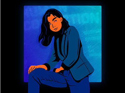 business professional design illustration jacket sports jacket woman
