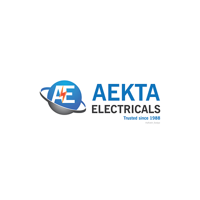 Aekta Electrical Logo Design adobe adobeillustator branding creative creativity design graphic logo logodesign vector