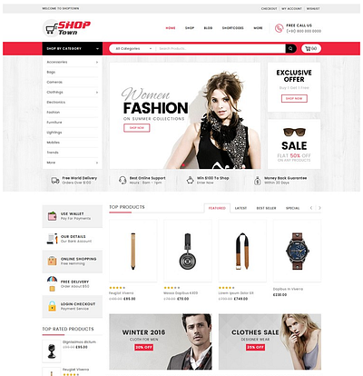 Shop Town Multipurpose WooCommerce Theme multipurpose woocommerce theme woocommerce theme