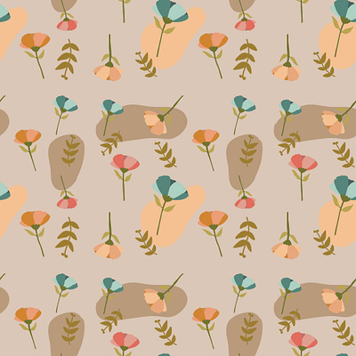 Seamless Pattern Lily Flower background flower illustration leaf lilly pattern patterns seamless seamless pattern seamless patterns seamlesspattern vector wallpaper