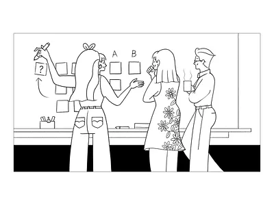 How to work - UX research drawing hand drawing illust illustration line sketch testing ux uxui