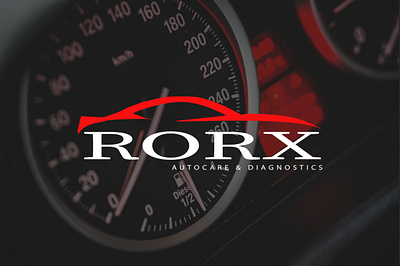 Rorx Autocare & Diagnostics - Logo Design branding design flat graphic design icon illustration logo minimal typography