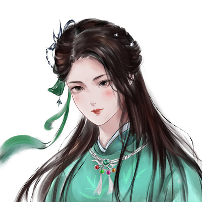 The Head portrait illustrations illustration 古风 头像 游戏