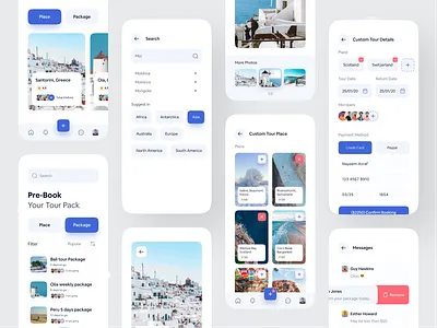 Travel App app app design booking booking app clean design minimal mobile app mobile ui tour tour booking travel travel app travel book travel booking twinkle ui uidesign ux