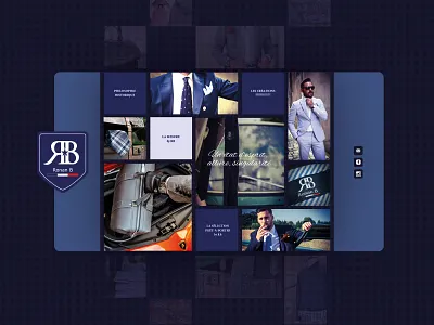 Ronan B • Branding branding design designbybry fashion home home screen homepage homepage ui homepagedesign luxury luxury design photo template ui uidesign web webdesign website website builder website design