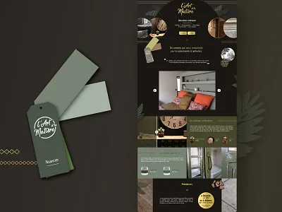 L'Art et la Matière • Website design architecture art artist deco decoration designbybry layout page builder page design slider template templates ui design ui designs uiux ux web webdesign website website design