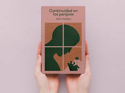 The Continuity of Parks by Julio Cortazar book cover books cortazar design illustration literature windows