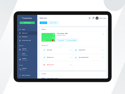 Debit Card Page account card debit card debitcard interaction transferwise