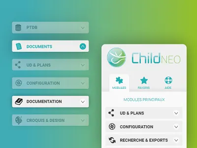 Child Neo • App Design branding design designbybry navigation sidebar sidebar design sidebar menu sidebar navigation ui uidesign ux uxui vector website website builder website design