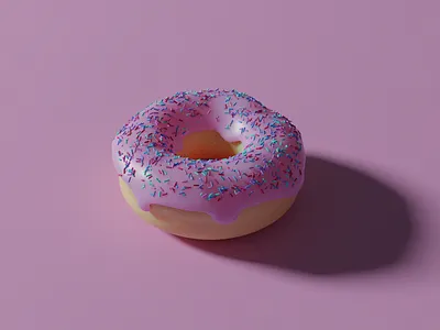 Dougnut V2 3d 3d modeling beginner blender