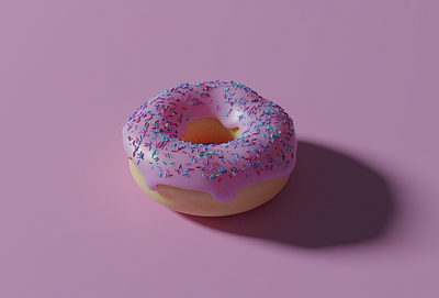 Dougnut V2 3d 3d modeling beginner blender