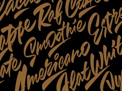 Coffee lettering brushpen calligraphy coffee illustration lettering logo logotype type typography каллиграфия леттеринг