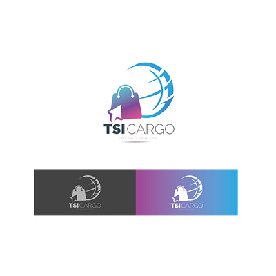 Logo "TSI cargo" design identidade de marca logo