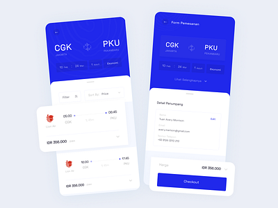 Daily UI 002 - Checkout app booking booking app clean flight app flight booking mobile app mobile ui travel app trending ui ui design uiuxdesign ux