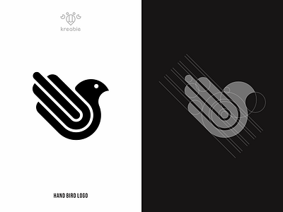 Hand Bird - Logo Design