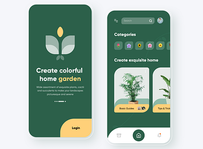 Gardenr - Plant ecommerce app 2d app appdesign clean garden gardening gardenscapes hydroponics minimal modern plant plant app plant ecommerce plant shop planting plants vegetation