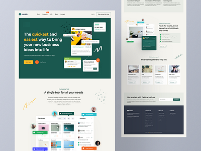 Business Management Tool Web Exploration ❤️🔥 best design best shot corporate design creative design dribbble best shot landing page design modern design popular design productdesign saas app saas design saas landing page trending design trending ui web design webdesign website design