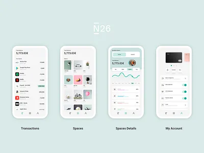 N26 App app n26 ui uidesign ux