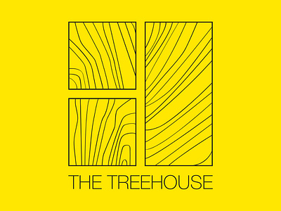 The Treehouse architect architecture branding design icon logo minimal vector