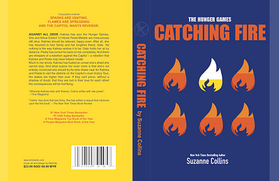 Book cover design of Catching Fire (The Hunger Game Series #2)