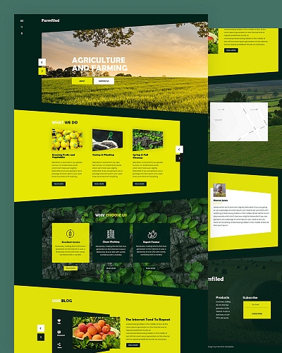 Farmfiled bootstrap business css farming food healt food html5 responsive shop template