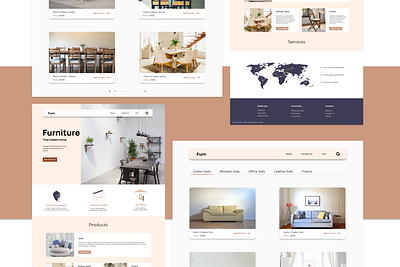 Furn-Furnitue Ecommerece website designer ecommerce figma furniture store furniture website productdesign ui ux website website design