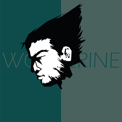 wolverine graphic design illustration illustrator vector