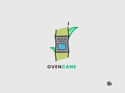 Oven + Cane logo adobe brand branding cartoon logo dailylogochallenge design flat graphic graphic designer identity illustration illustrator logo logo designer logo inspiration logo sketch logodesign logotype minimal vector