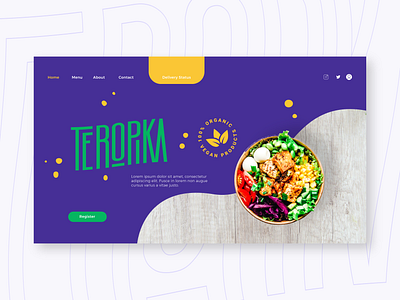 Teropika Website branding design graphic design illustration illustrator logo minimal ui vector web