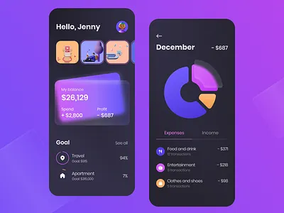 Budget Tracking & Planning App app budget app challenge dailyui design mobile mobile ui planning shot ui ui ux web
