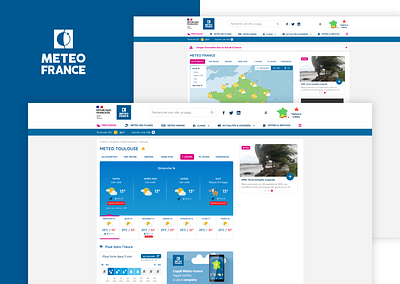 Meteo France design meteo meteofrance ui ui design ux ux design weather weather app web webdesign