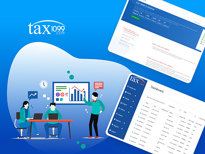 Tax1099 - IRS-approved eFile provider appdevelopment application blue case case study concept design efileprovider figma fintech fresh software development tax1099 upplabs web webdesign webdevelopment website website design white