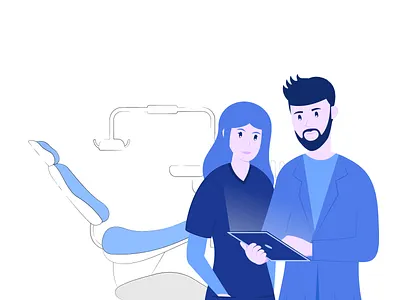 Dentaltap app art dentaltap design drawing dribbble illustration ui ux vector