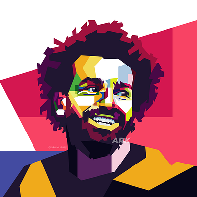 Moh Salah wpap art design graphic design illustration illustrator vector web