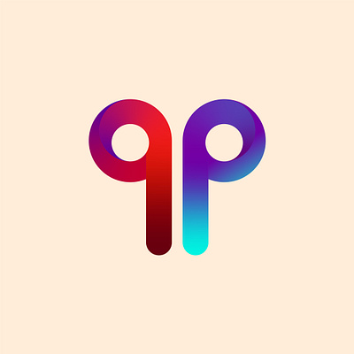 qp logo beautiful brand design branding design icon identity illustration illustrator logo logotype mark typography ux vector vector illustration