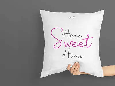 Home sweet home 2 branding design font handwriting illustration typography