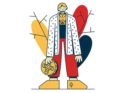 ☀ equinox ☀ adobe illustrator character design equinox illustration series tambourine vector